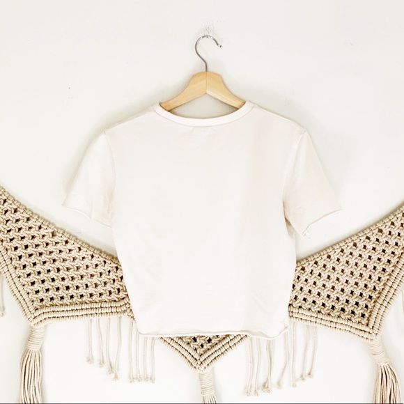 H&M Divided “Stay Positive” Cropped Top - Picture 2 of 5